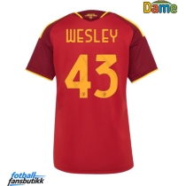 AS Roma Wesley Franca #43 Hjemmedrakt Dame 2026-27 Kortermet